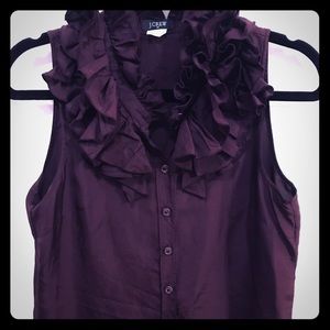 J. Crew 100% Silk top- size 4